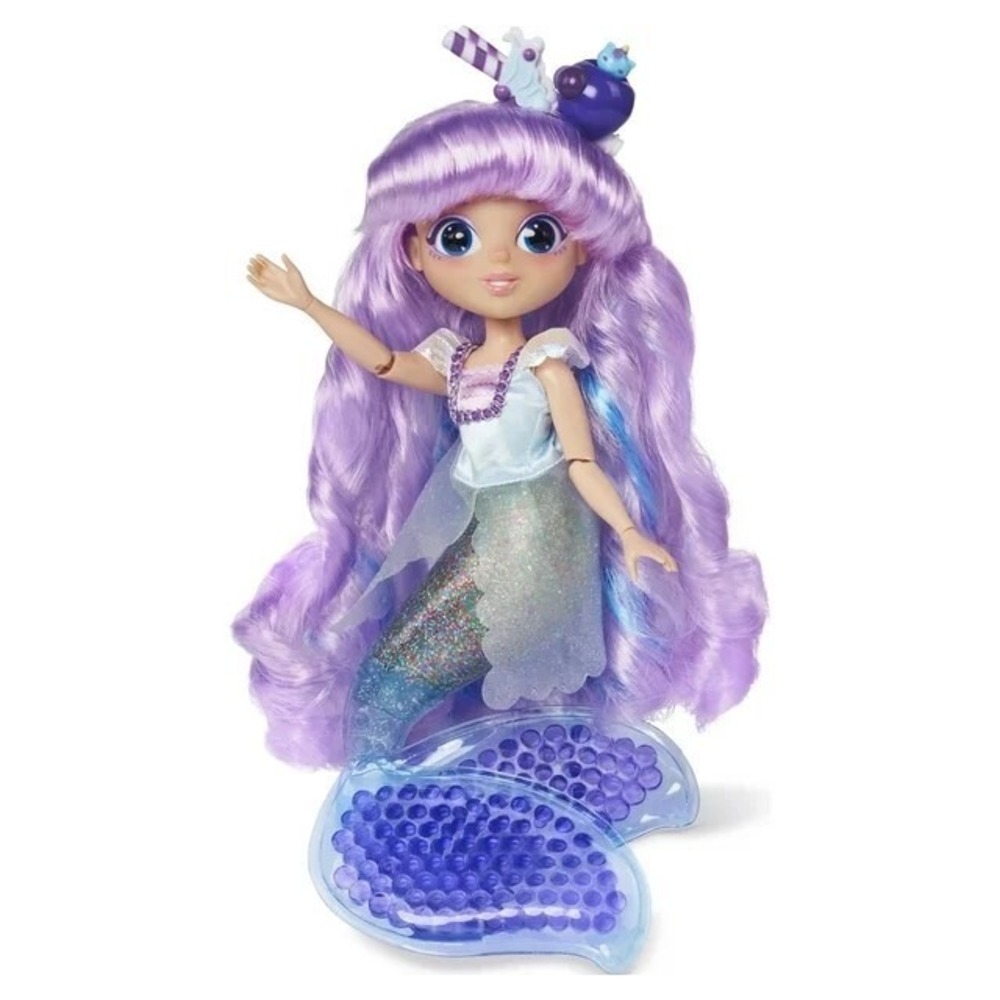 Fidgie Friends Boba Bubbles Mermaid Fashion Doll Forever Fidget Purple Hair NEW